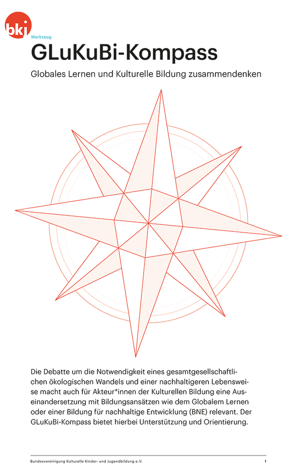 Titelbild des Werkzeugs GLuKuBi-Kompass der BKJ (2023)